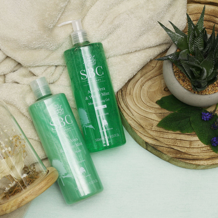 Aloe Vera & Water Mint Body Wash - SBC SKINCARE