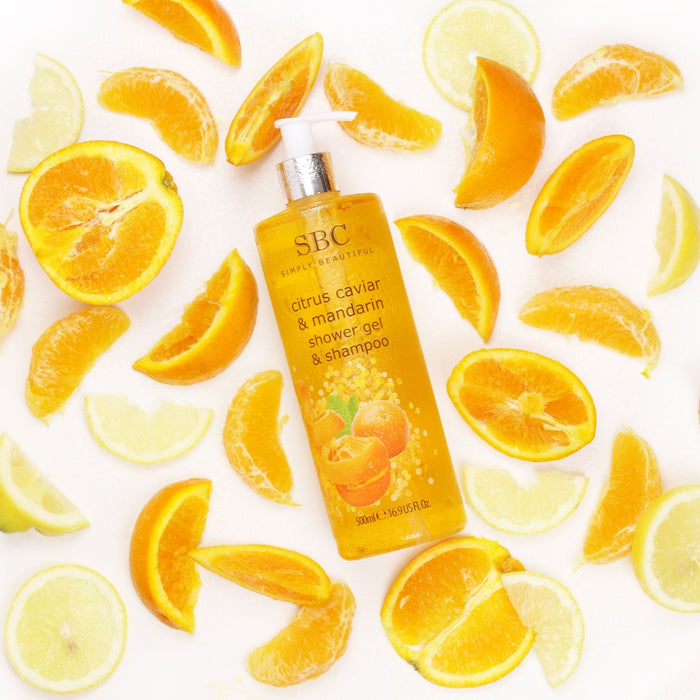 Citrus Caviar & Mandarin Body Wash & Shampoo